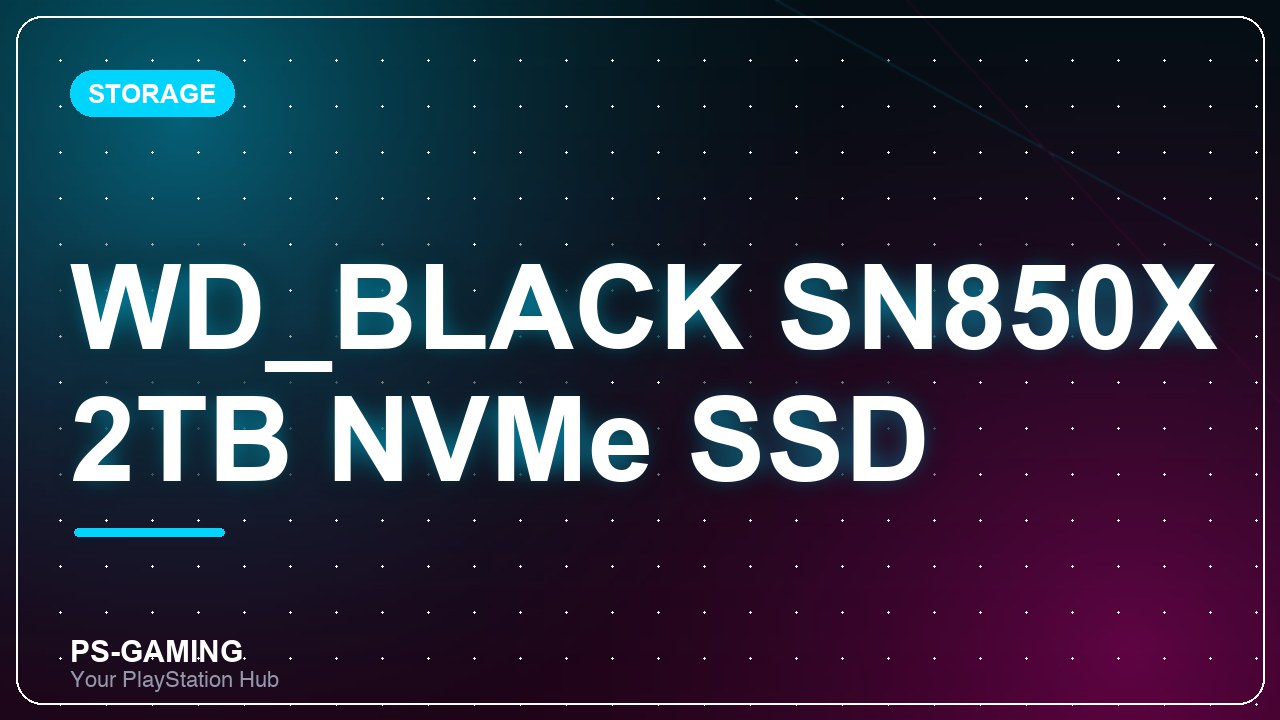 WD_BLACK SN850X NVMe SSD