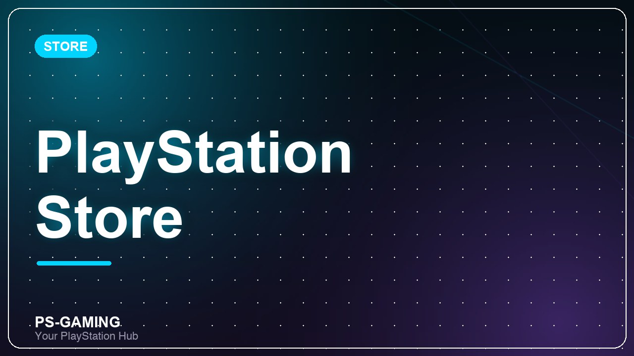 The PlayStation Store on a PS5