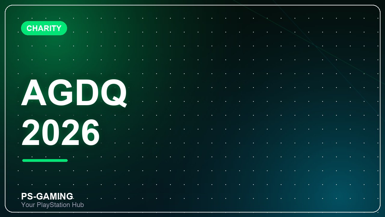 Awesome Games Done Quick (AGDQ) 2026 — January 4–10